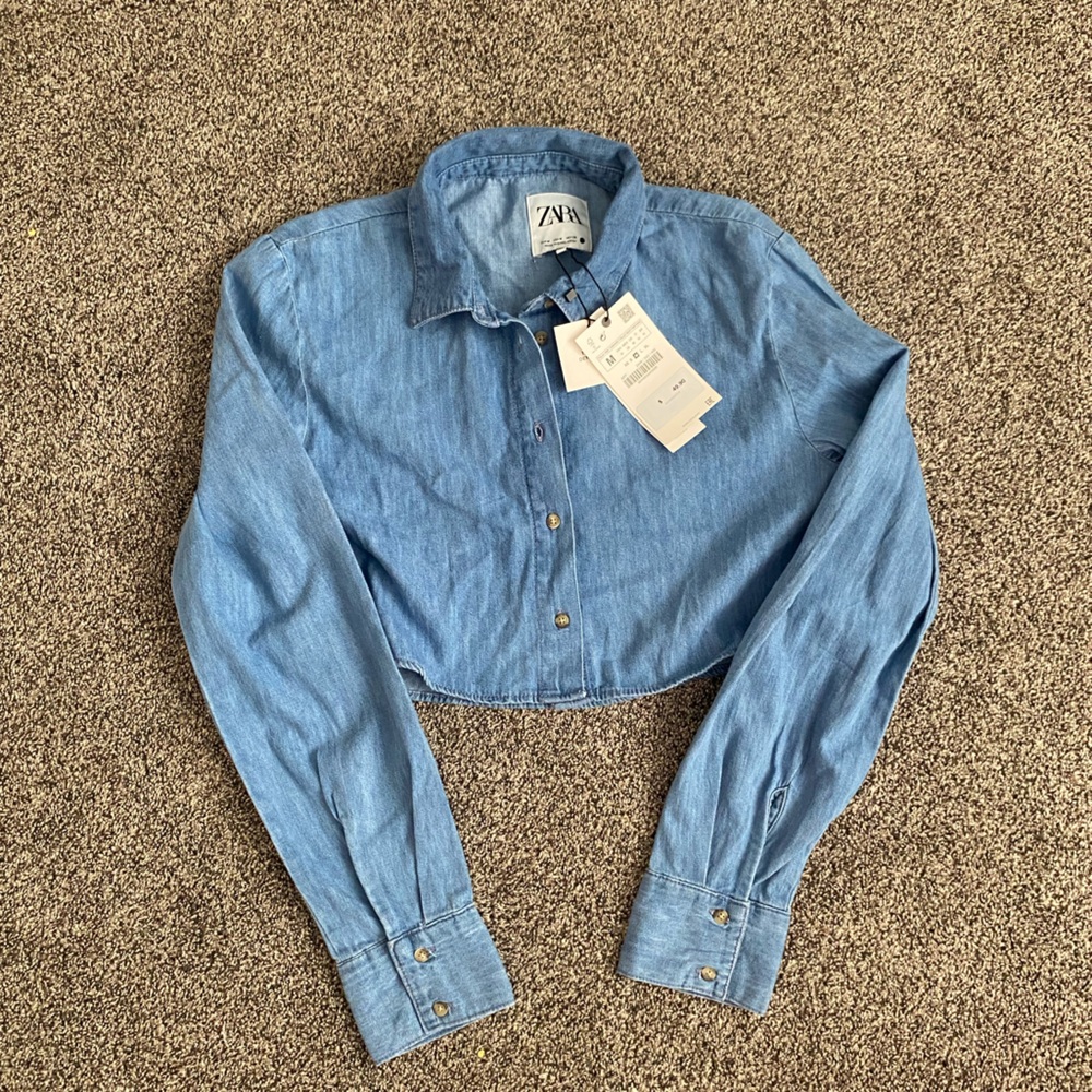 Women's Blue Denim Shirt
